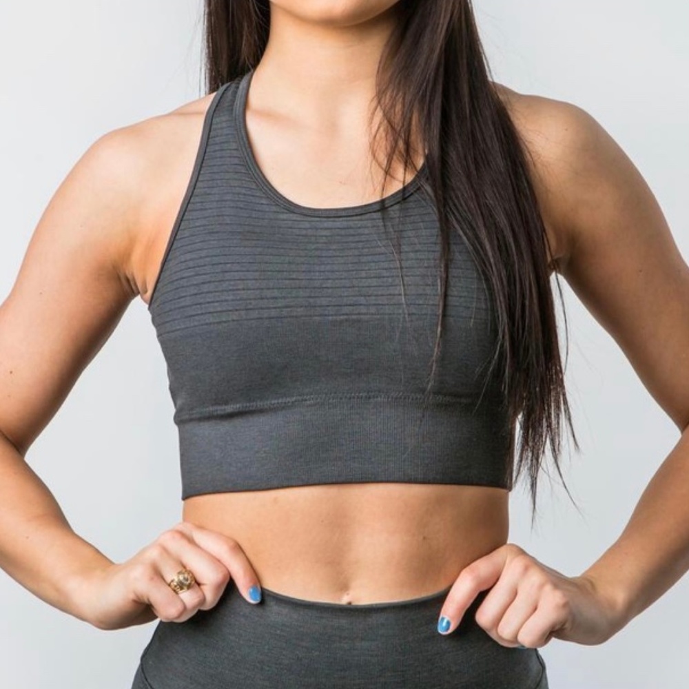 Alphalete Vault Bra - Charcol
